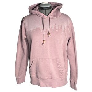 10 Trees Light Mauve Cozy Forest Hoodie - Size M